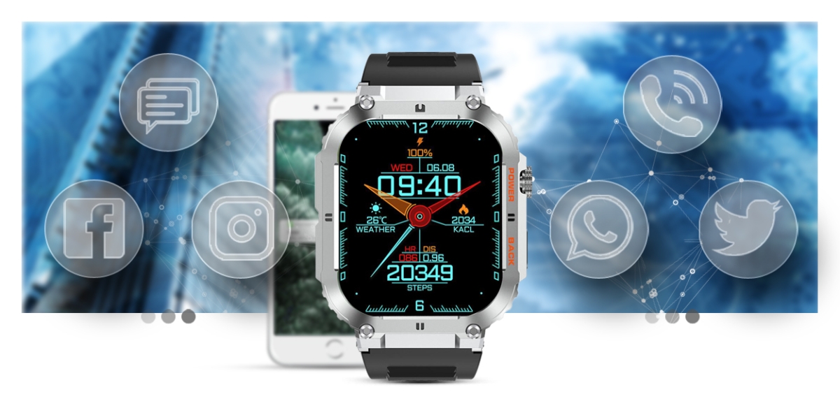 smartwatch gravity gt6-5