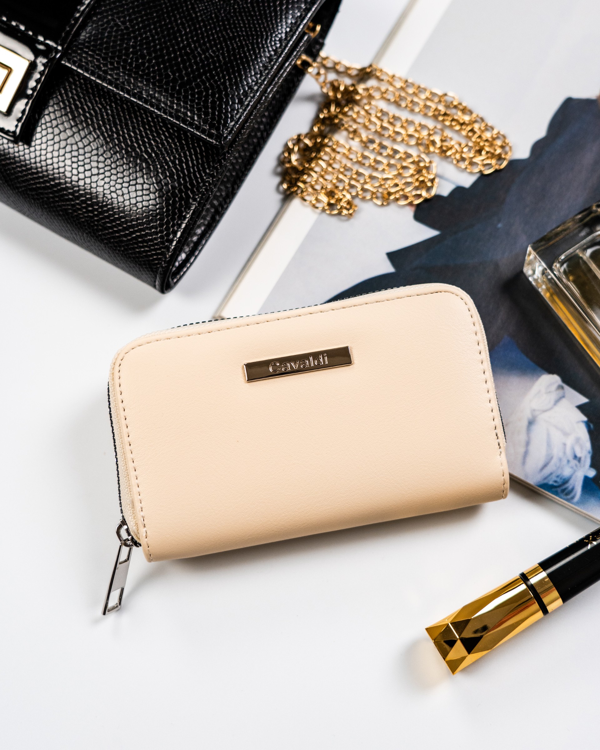 portfel damski pu abt-03-bl-3431 ecru