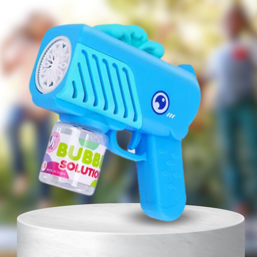 pistolet na bańki mydlane aparat do tworzenia baniek mydlanych + płyn