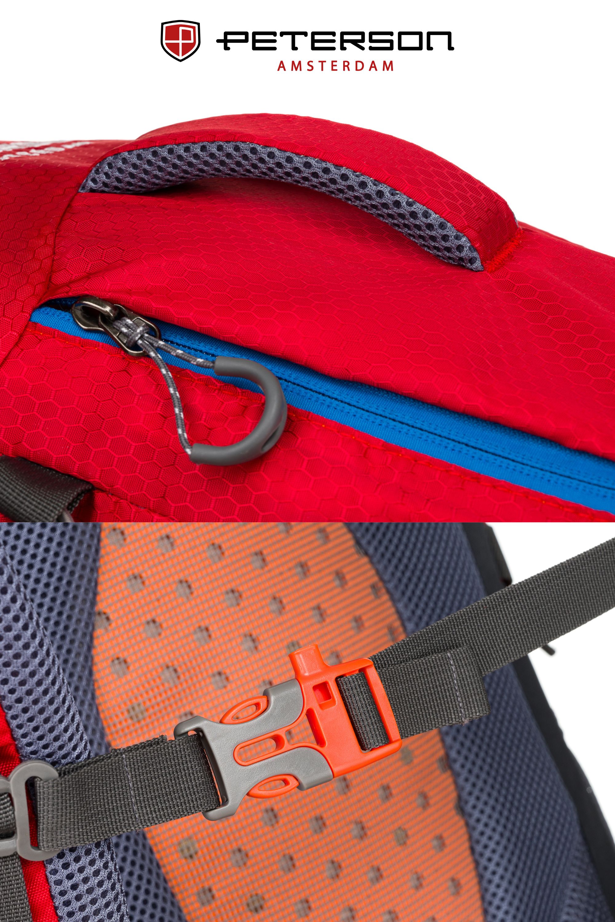 plecak ptn jps-02-8498 red/blu