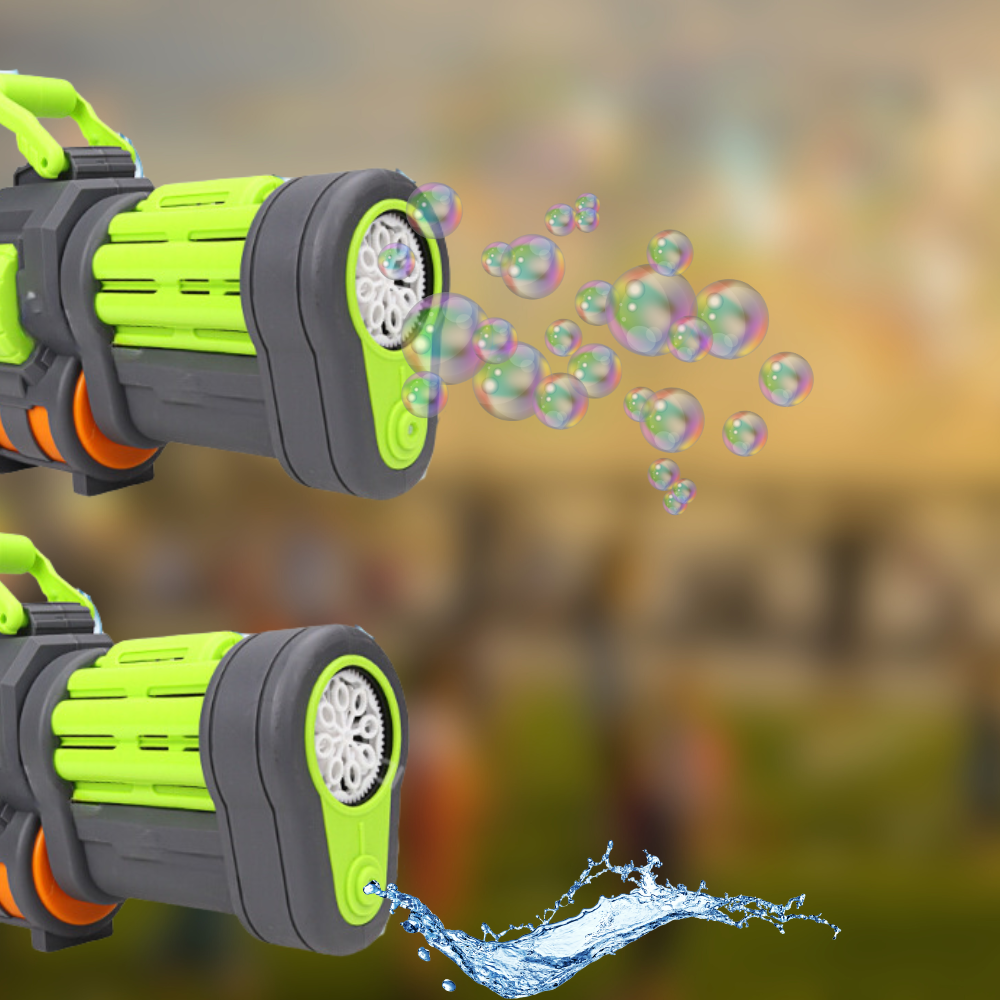 pistolet bazuka na bańki i wodę elektryczny automatyczny karabin wodny