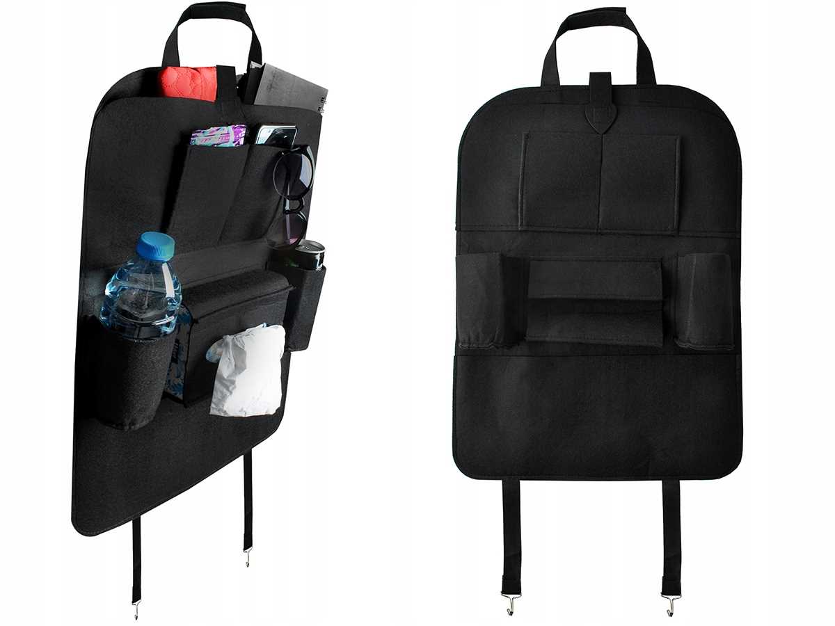 organizer na fotel samochodowy - filc