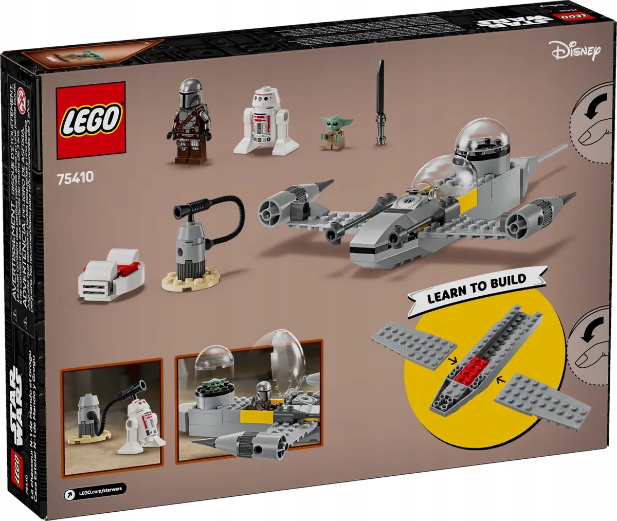 75410 - lego star wars - myśliwiec n-1 mando i grogu