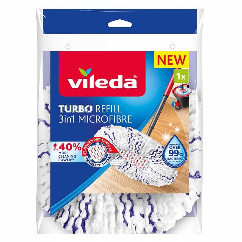wkład do mopa obrotowego vileda turbo 3w1 microfibre