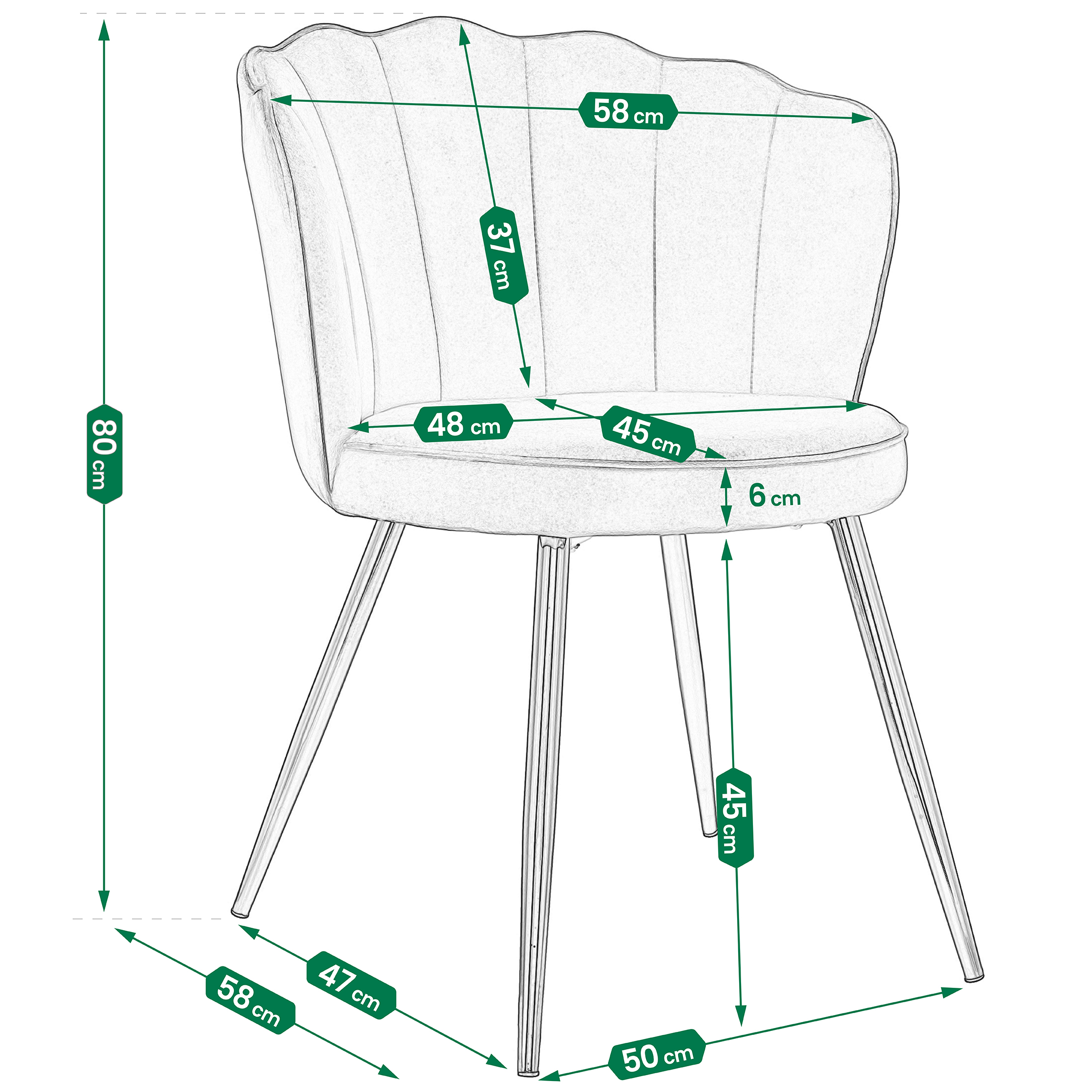 krzesło fiore różowe
