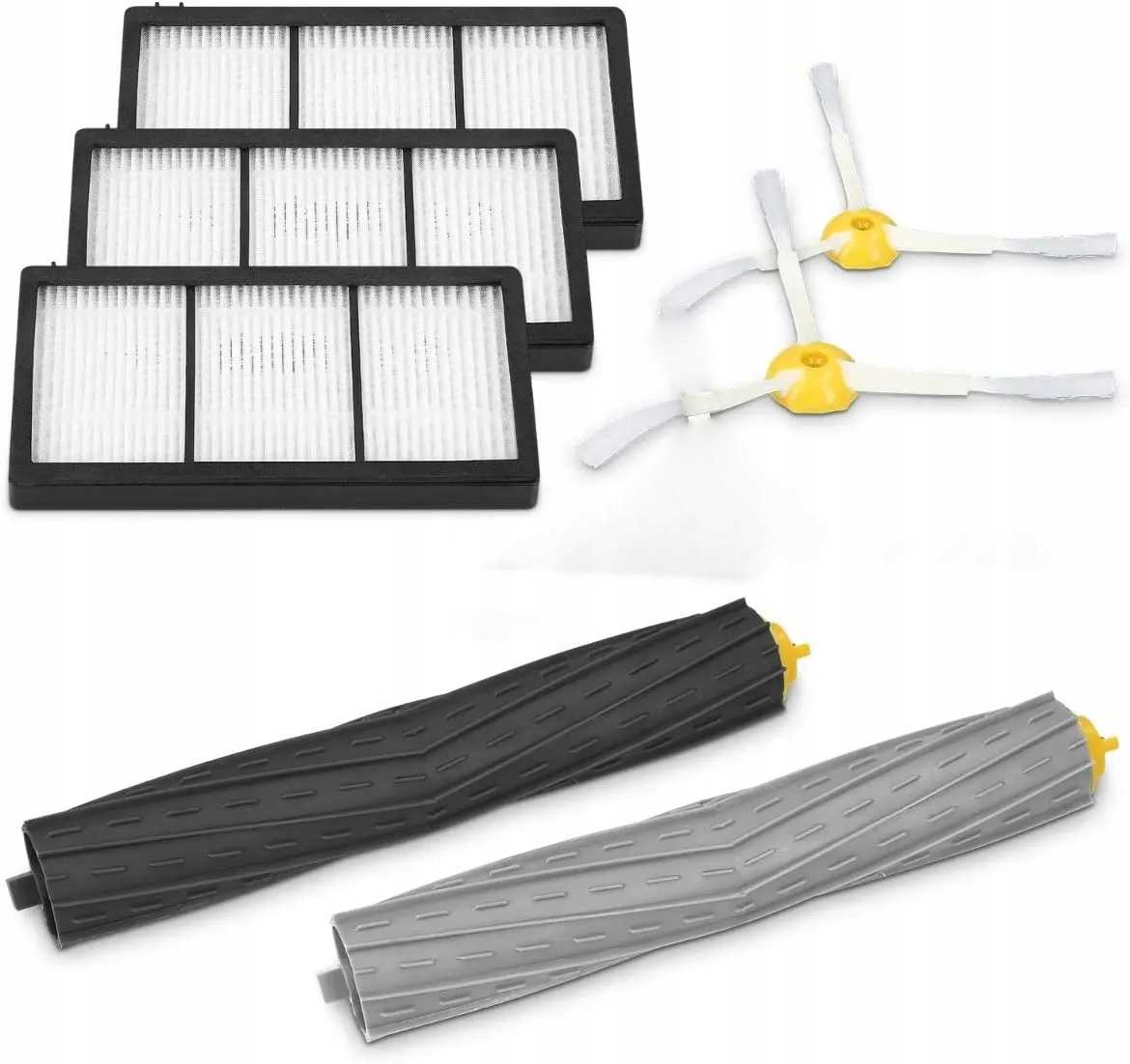 zestaw szczotek i filtrów do irobot roomba serii 800/900