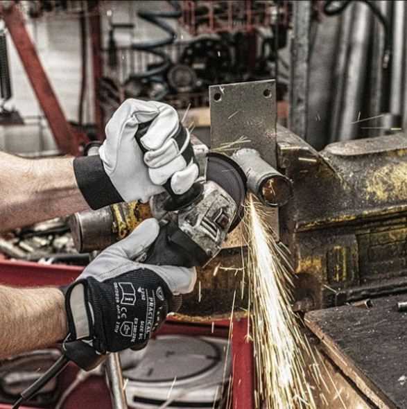 rękawice ochronne tekson practical 1252 skóra kozia z rzepem roz. 11