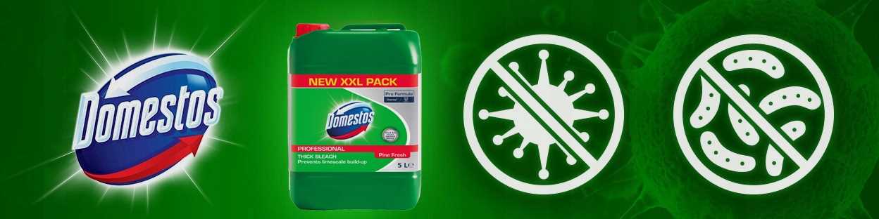 domestos płyn do wc pine fresh zielony 5l
