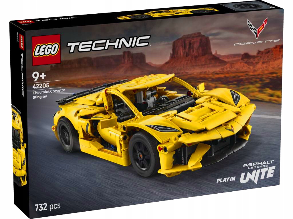 42205 - lego technic - chevrolet corvette stingray
