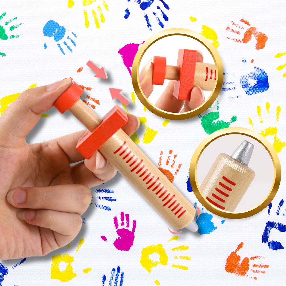 doktor drewniany zestaw lekarski lekarz stetoskop strój dla dzieci