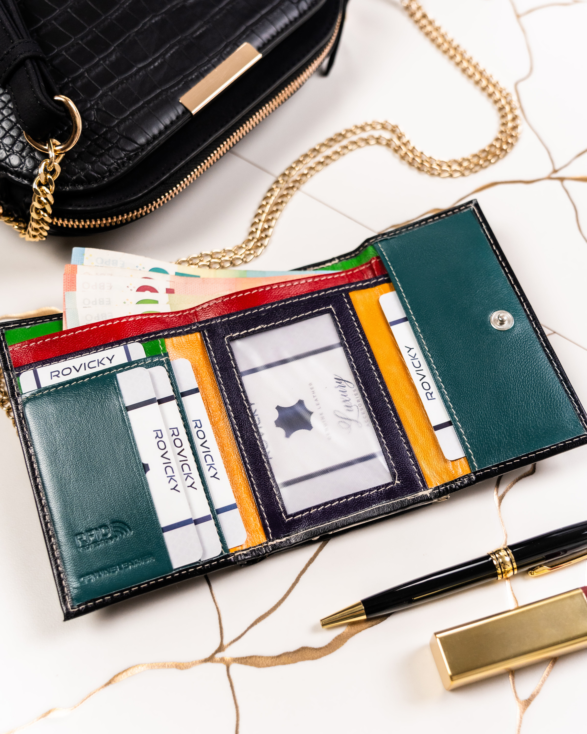 portfel damski sk. rd-18-gcl-6103 black-multi2