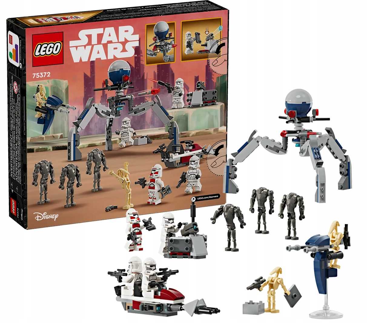 75372 - lego star wars - zestaw bitewny z żołnierzem armii klonów™