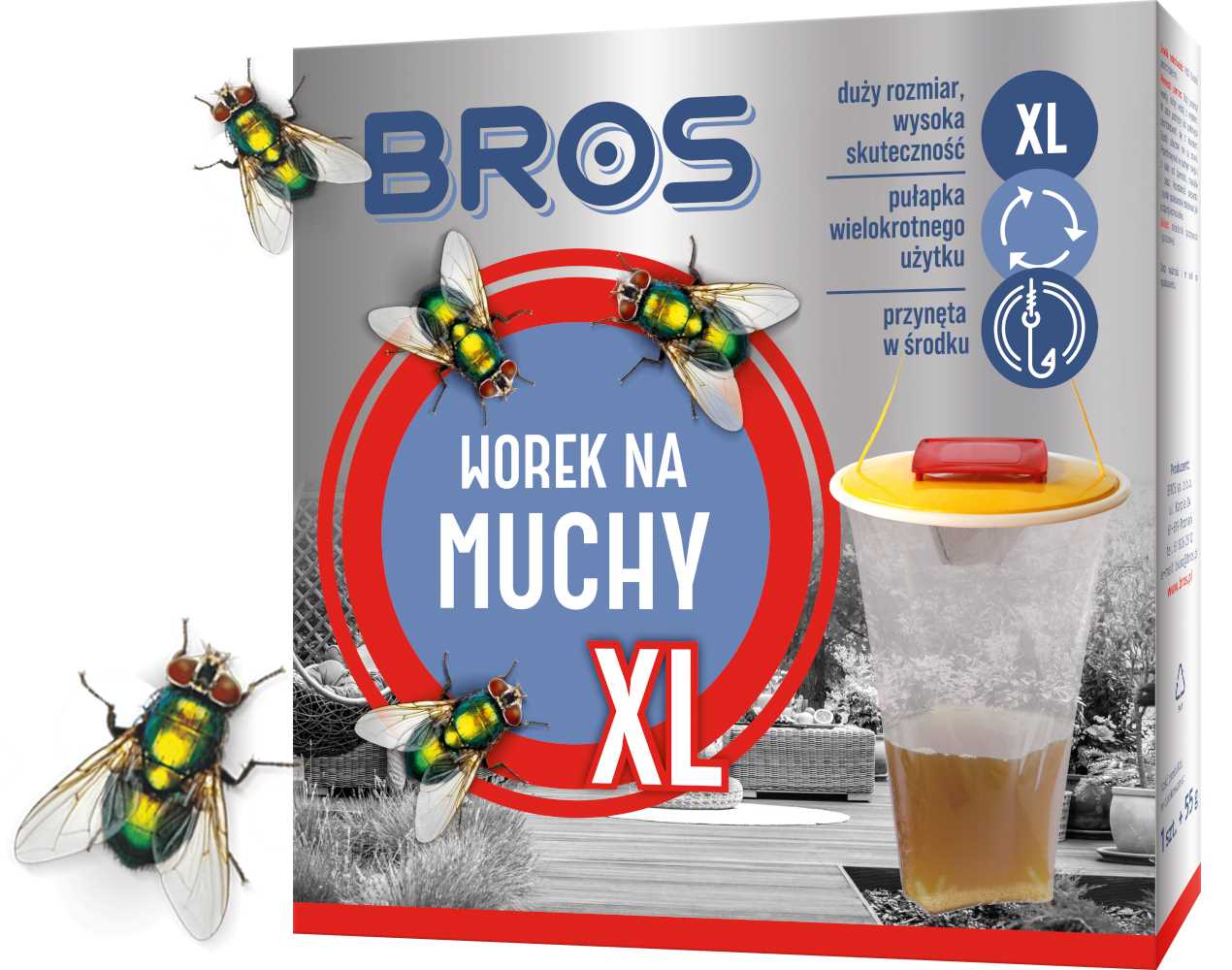bros - worek na muchy xl