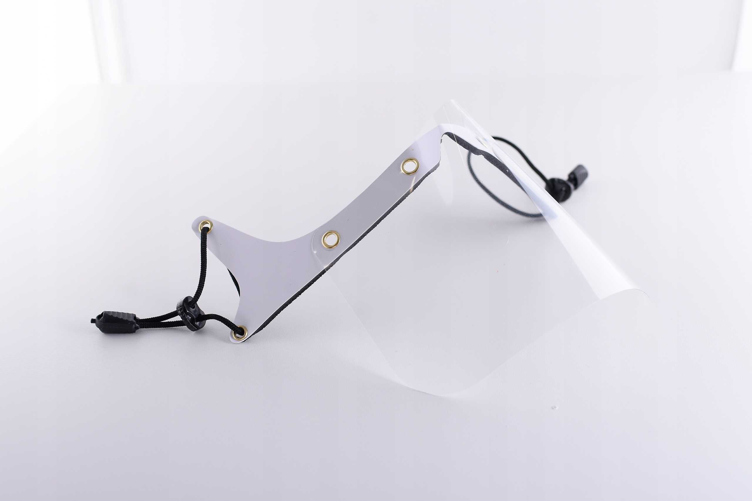 przyłbica minishield / hilfitec / biała l