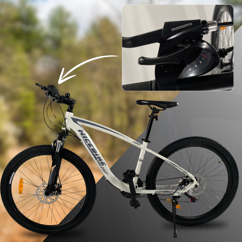 rower górski mtb 26 shimano 21 biegów shimano 2xtarcze rama 16" koła 26"