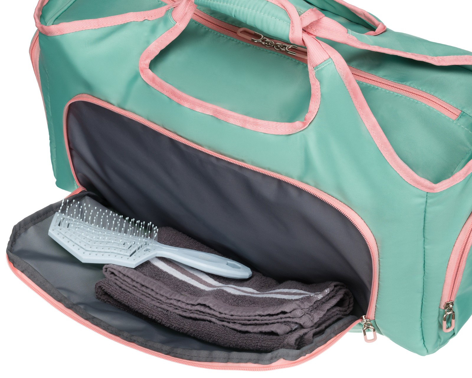 torba podróżna ptn 24480-6606 mint-pink