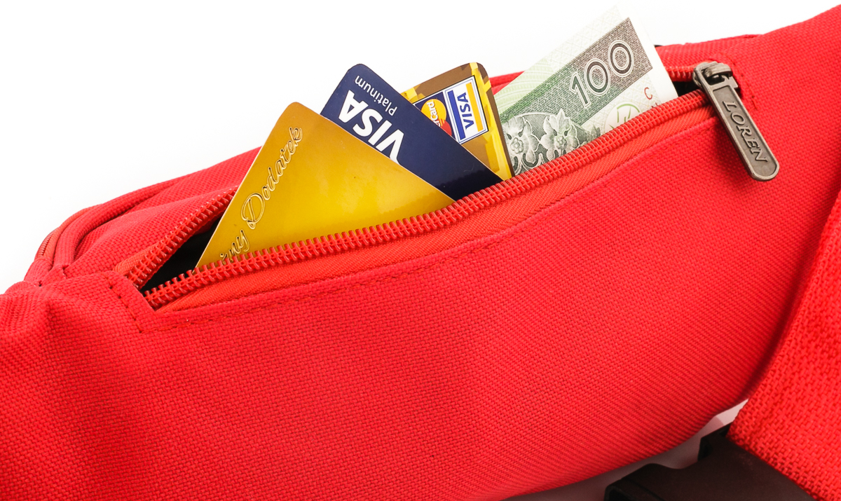 saszetka na pas wb01-600d-red