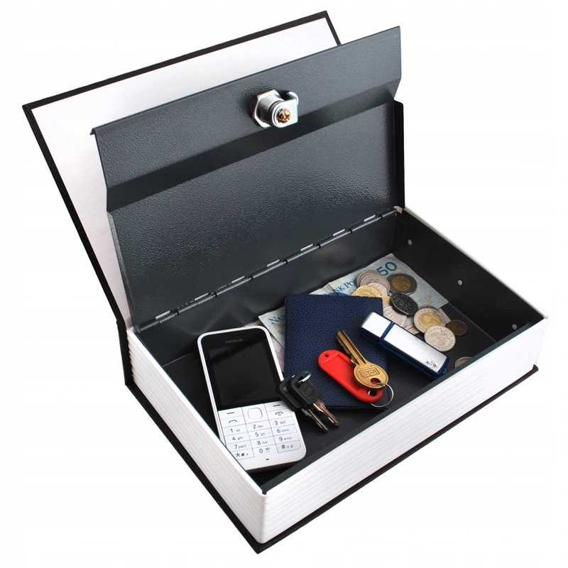 sejf - kasetka ukryta w książce 24x15,5x5,5cm