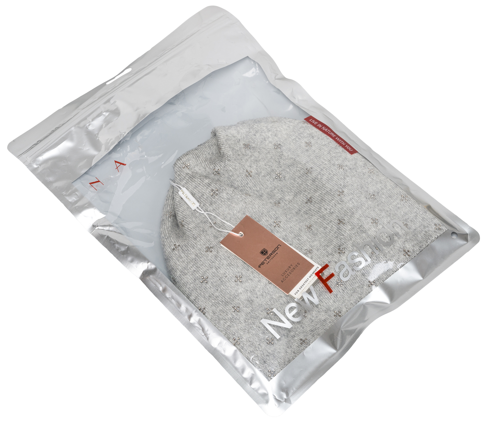 czapka ptn hat-04-7590 grey