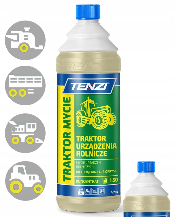 tenzi traktor mycie środek do mycia maszyn rolniczych 1l