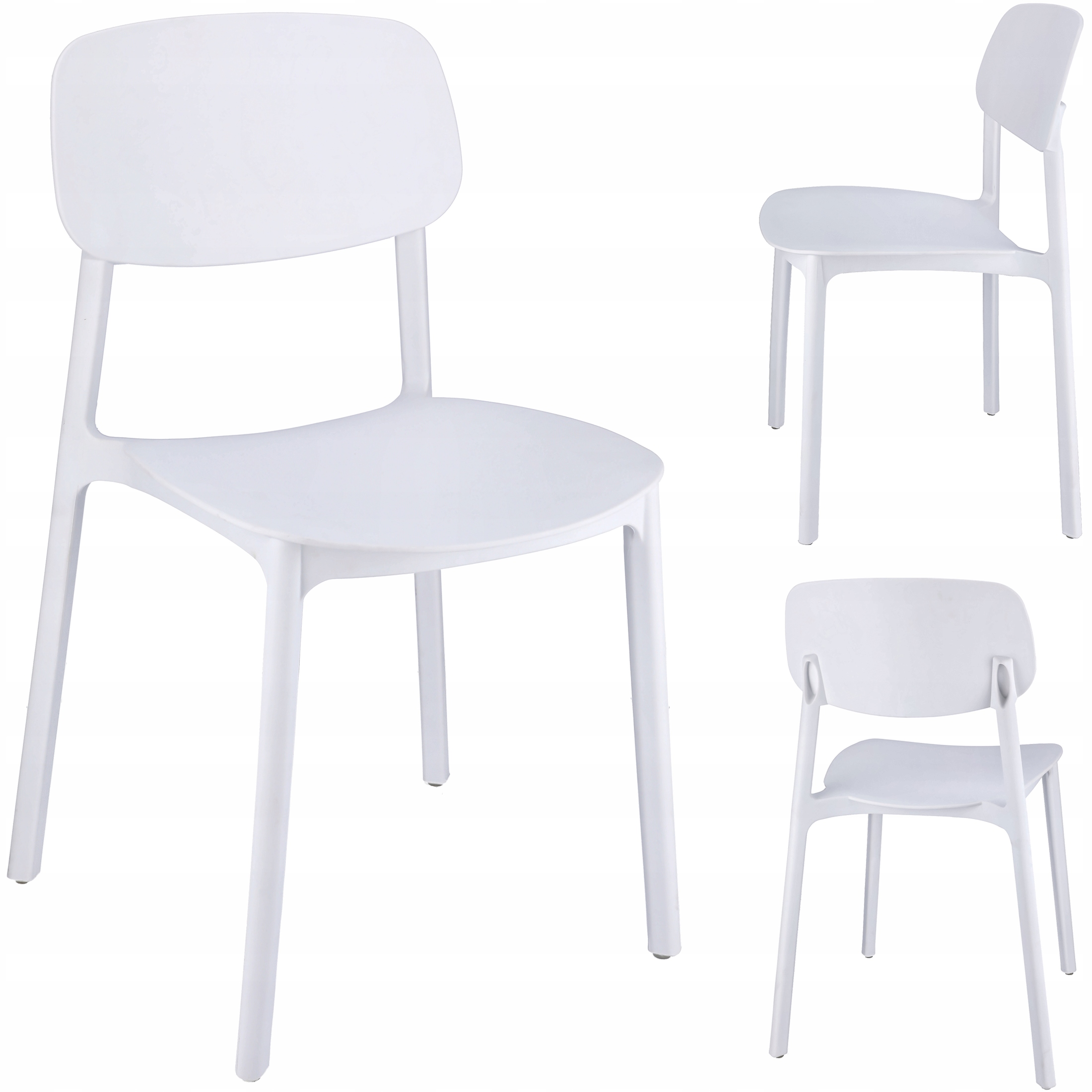 krzesło lara białe