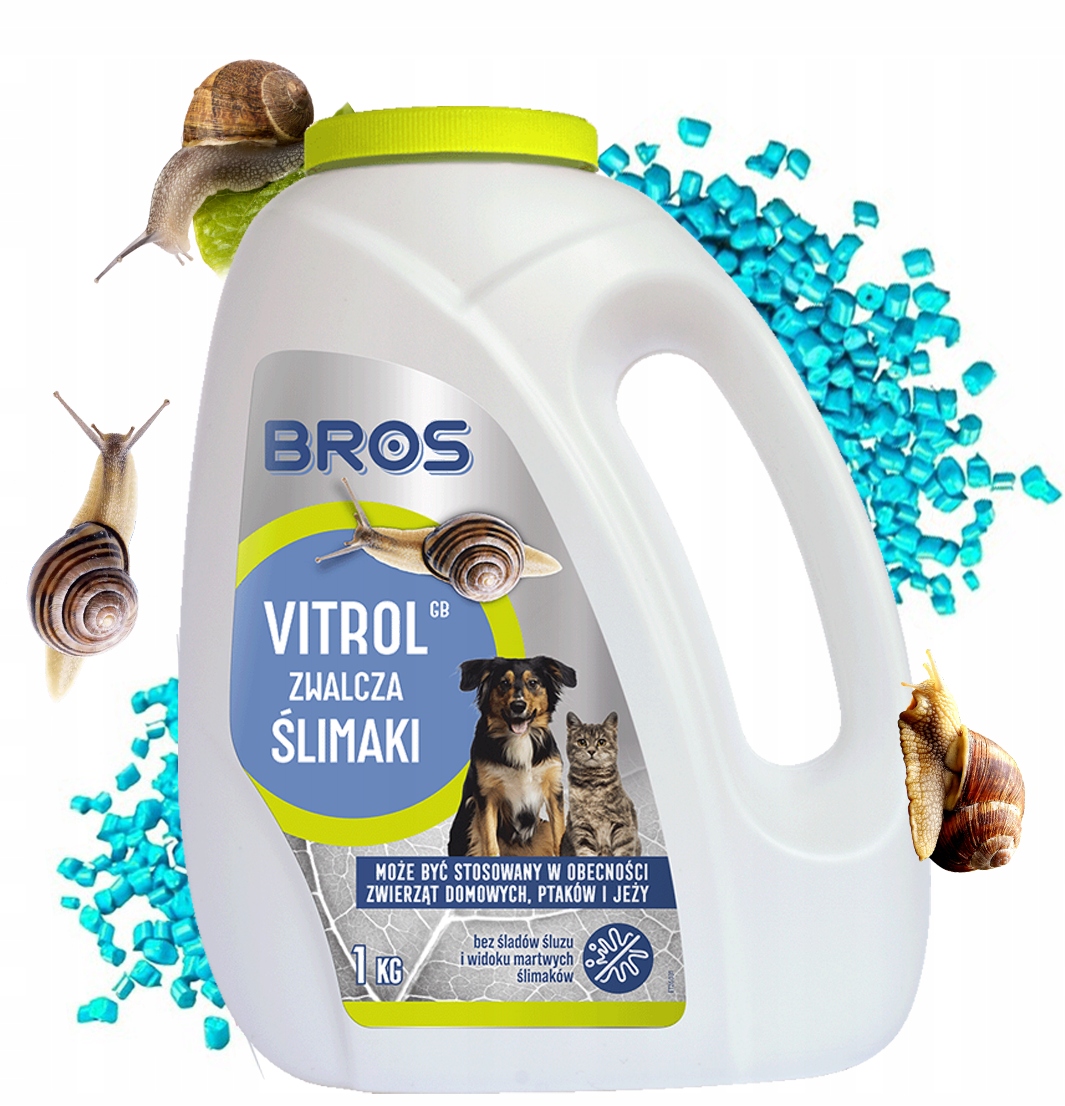 bros - vitrol gb zwalcza ślimaki 1kg