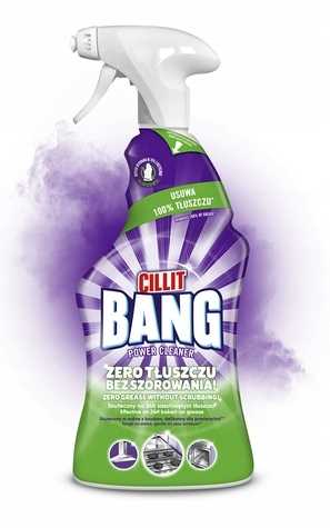 cillit bang power cleaner tłuszcz i smugi 750ml spray
