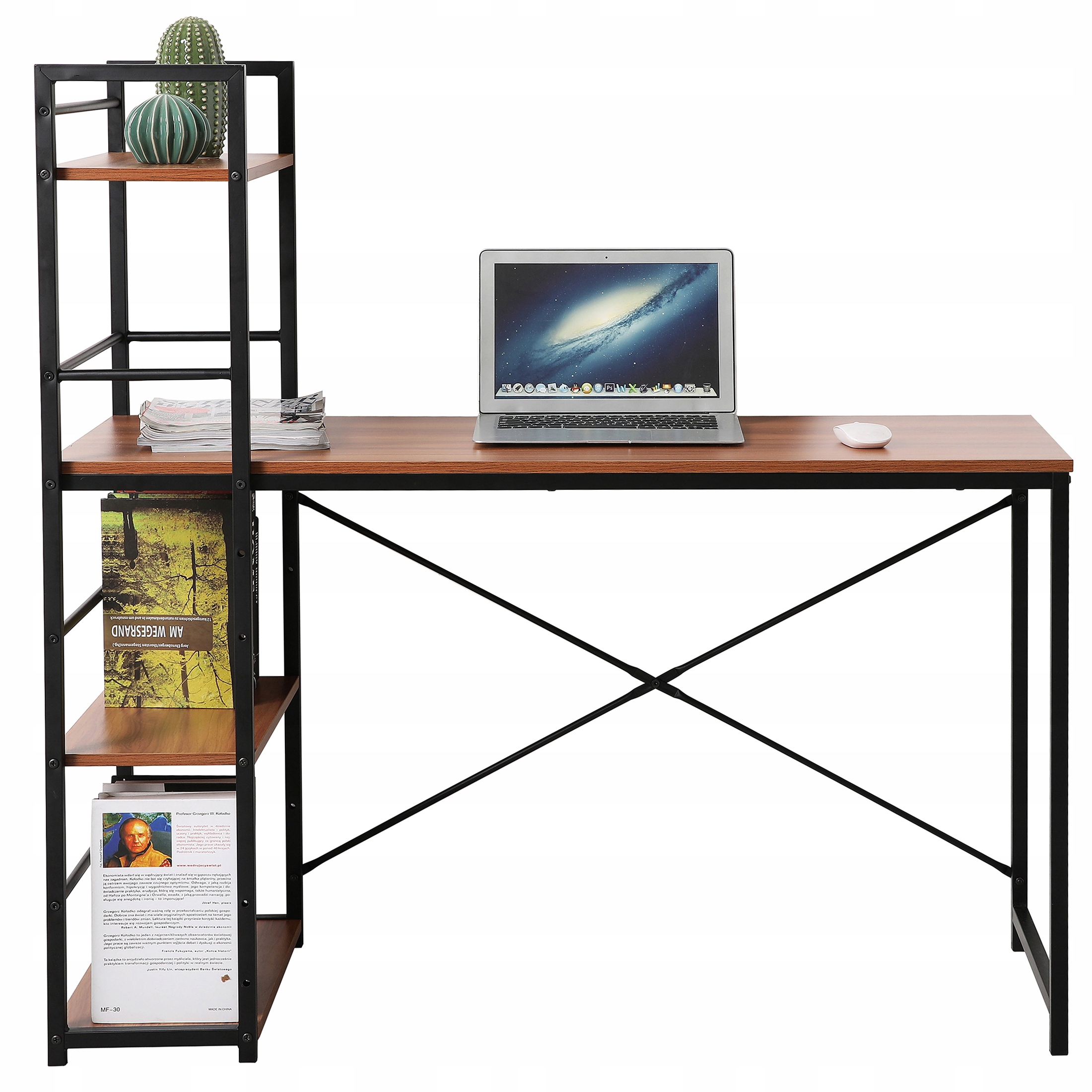 biurko eleganckie rogowe do gabinetu biura nowoczesne duże komputerowe