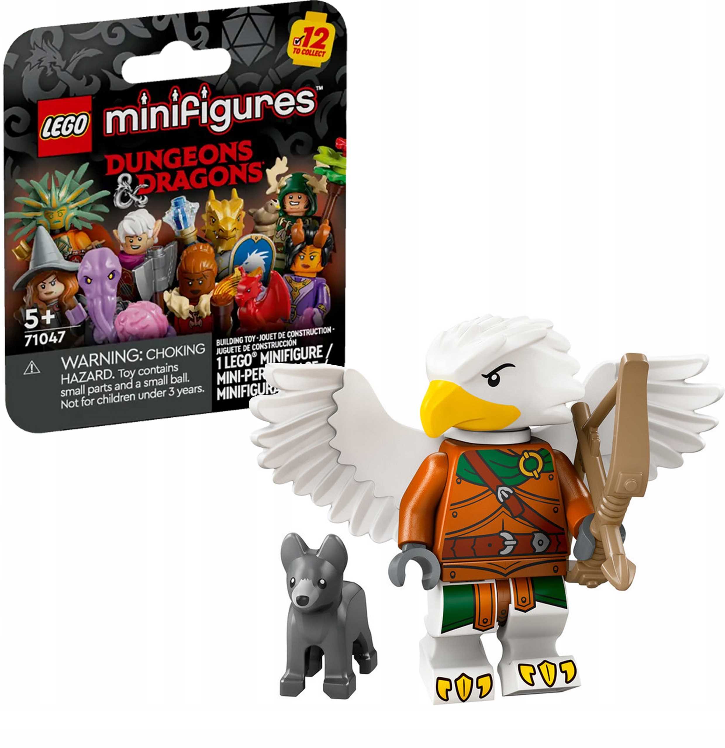 71047 - lego minifigures - strażnik aarakocra - dungeons & dragons