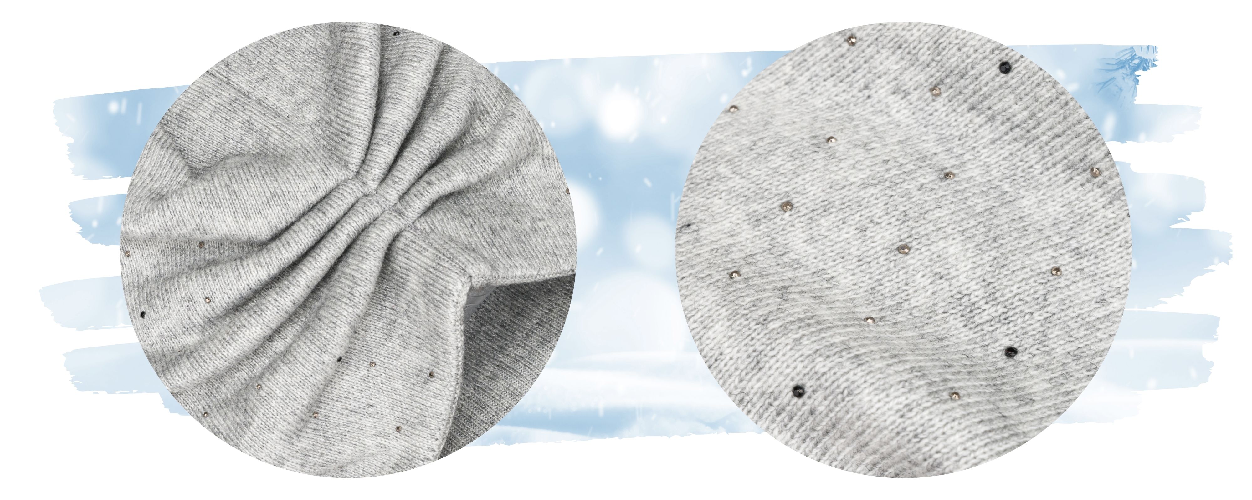 czapka ptn hat-05-7637 grey