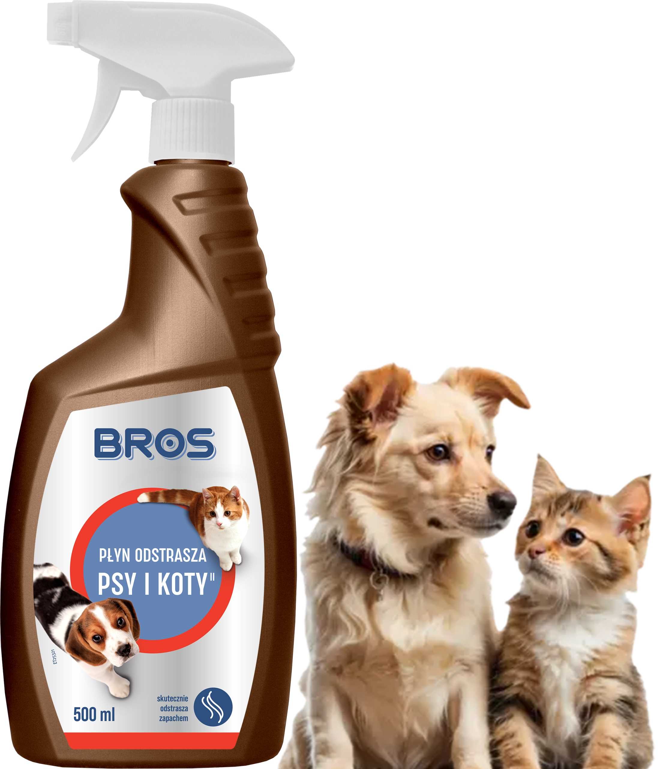 bros - płyn odstrasza psy i koty 500ml