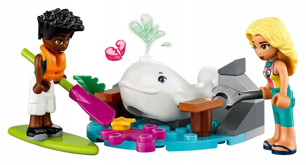 41752 - lego friends - hydroplan ratowniczy