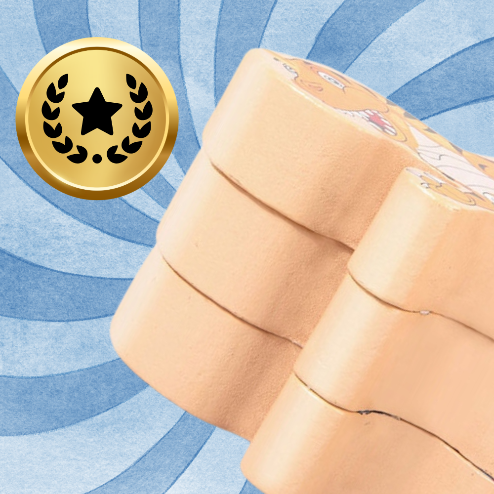 gra zręcznościowa logiczna klocki balansujące dinozary t-rex wieża