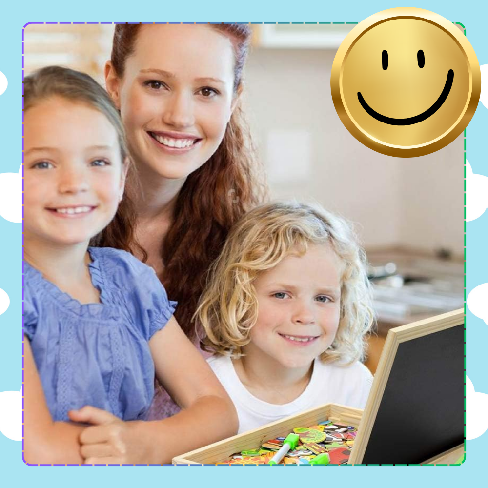 tablica magnetyczna suchościeralna kredowa farma dla dzieci pudełko j