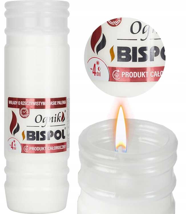 bispol - wkład zalewany ognik wp4 - 24 szt.