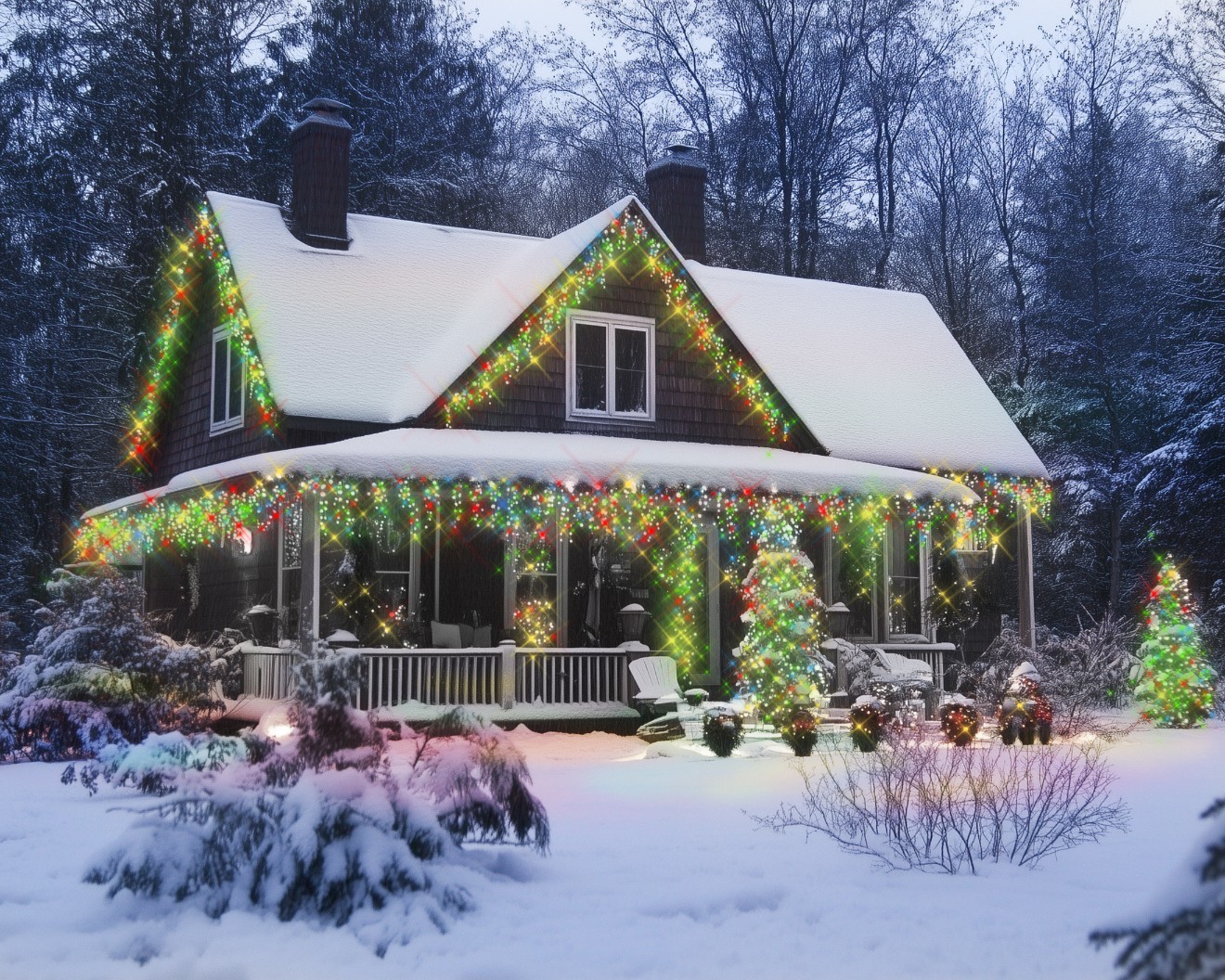 kurtyna led całoroczna sterowana aplikacją dekoracja świetlna 400 girlanda