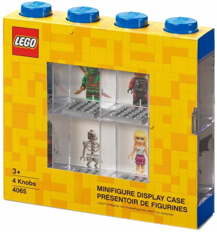 4065 - lego - witryna niebieska na 8 minifigurek