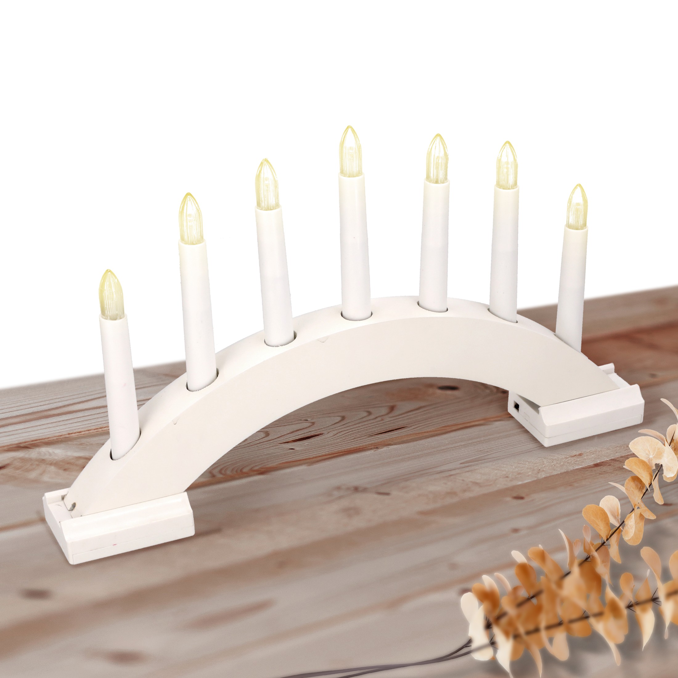 świecznik adwentowy 7 led świąteczny latarenka święta timer baterie jumi