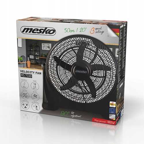 cyrkulator podłogowy 50 cm mesko ms 7330