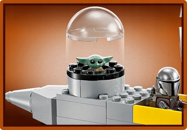 75410 - lego star wars - myśliwiec n-1 mando i grogu
