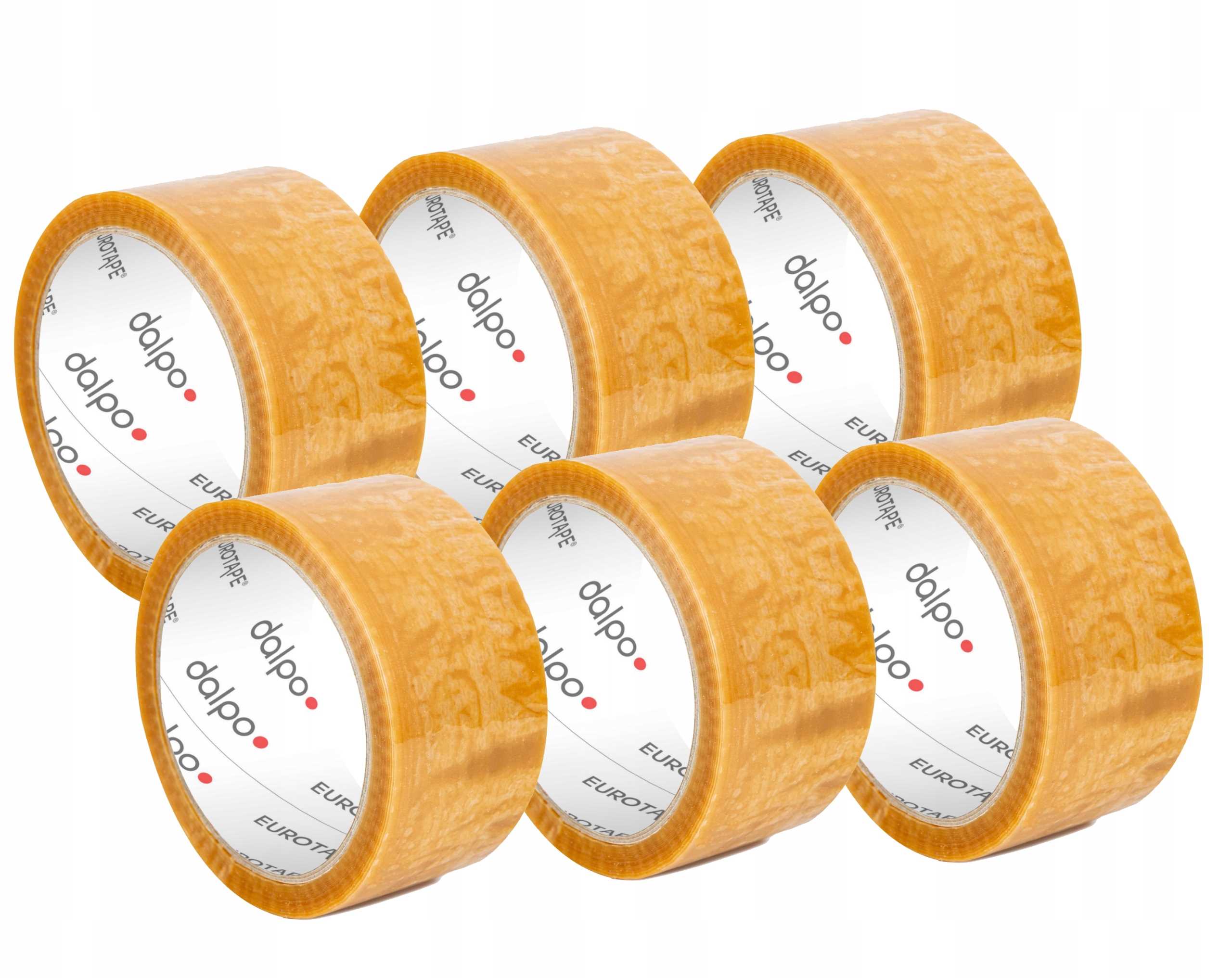 taśma pakowa dalpo transparent strong 48/60y - 6 szt.