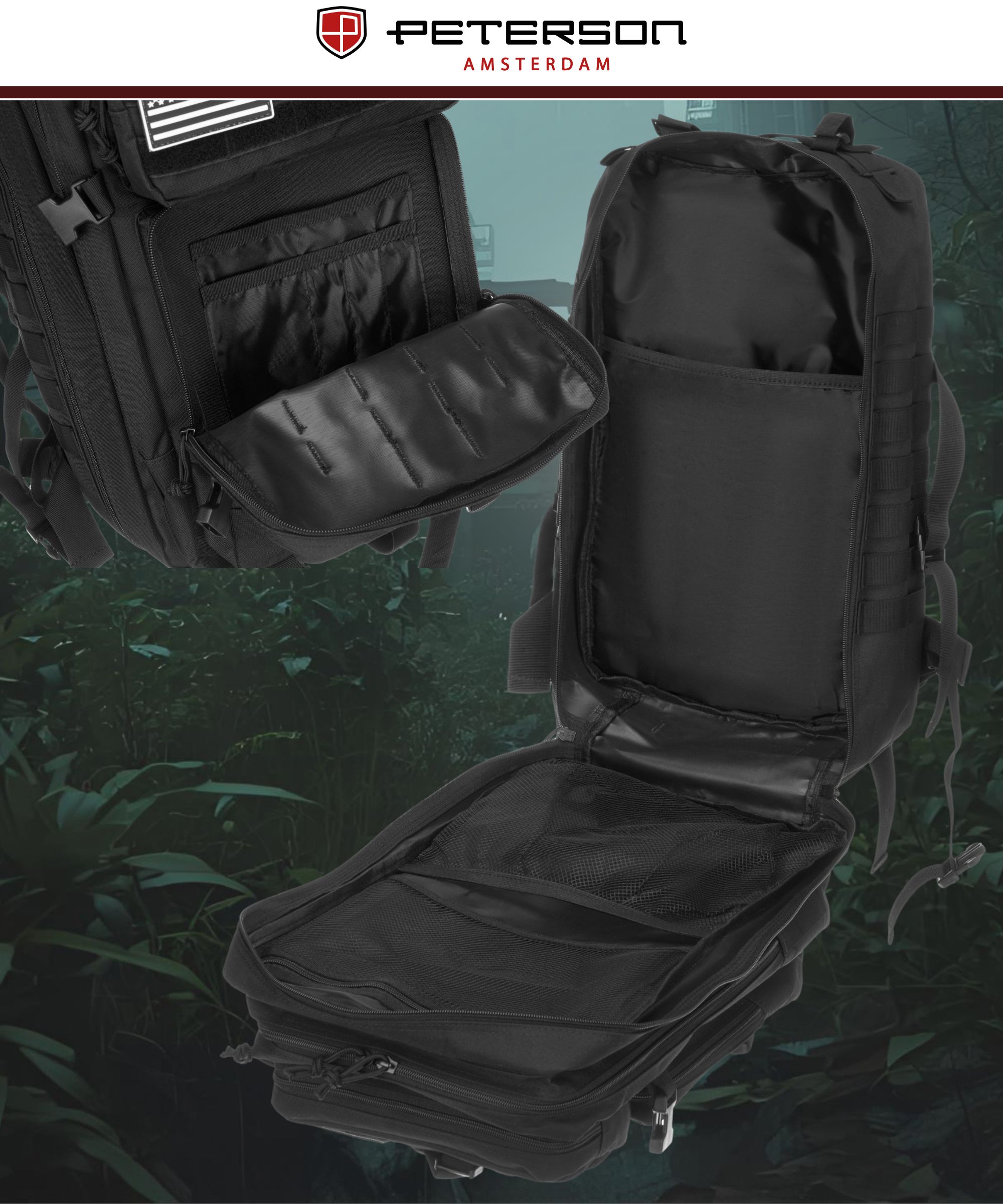 plecak ptn bl096-8090 black