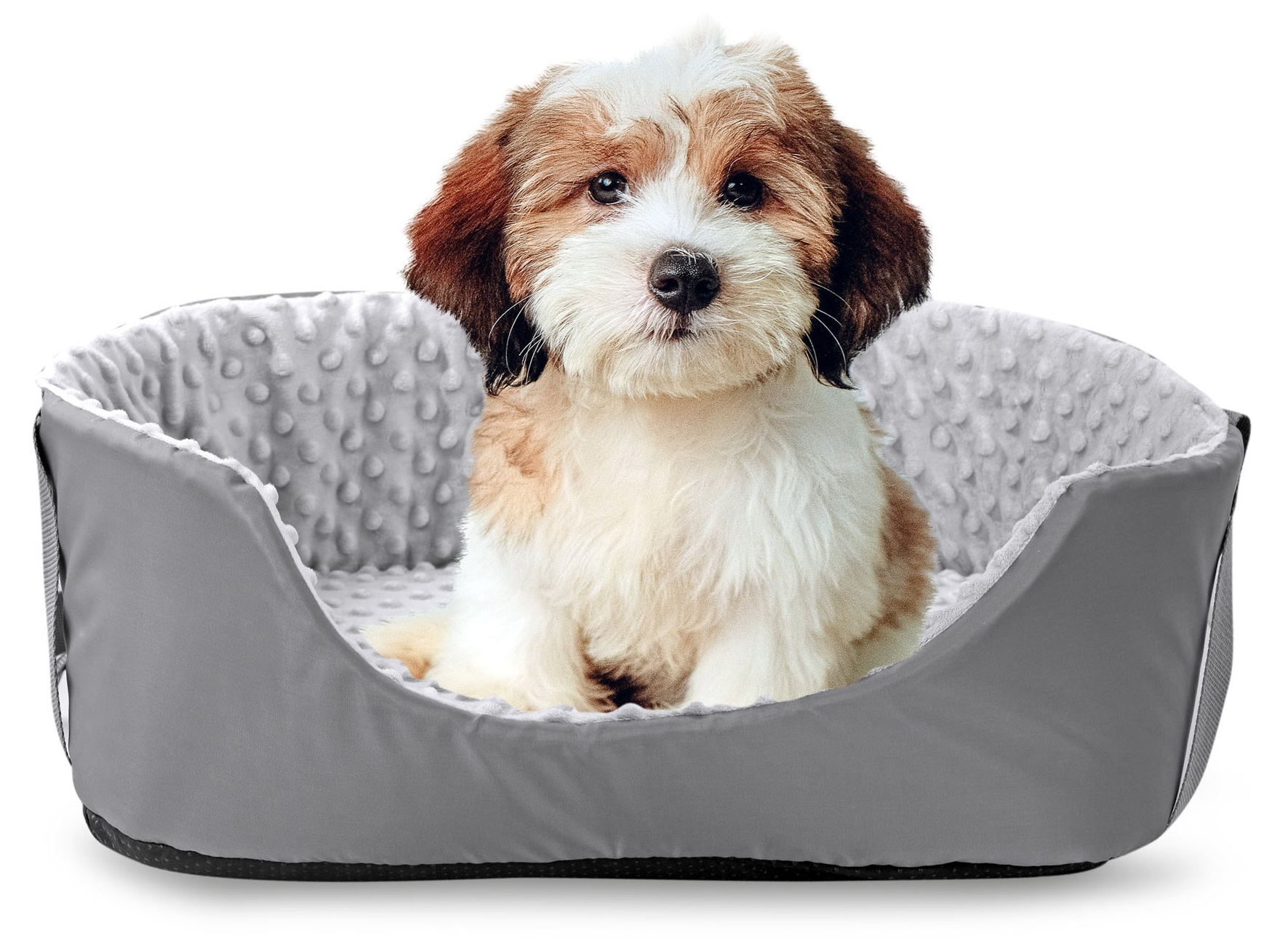 transporter samochodowy 50x40 cm minky szary