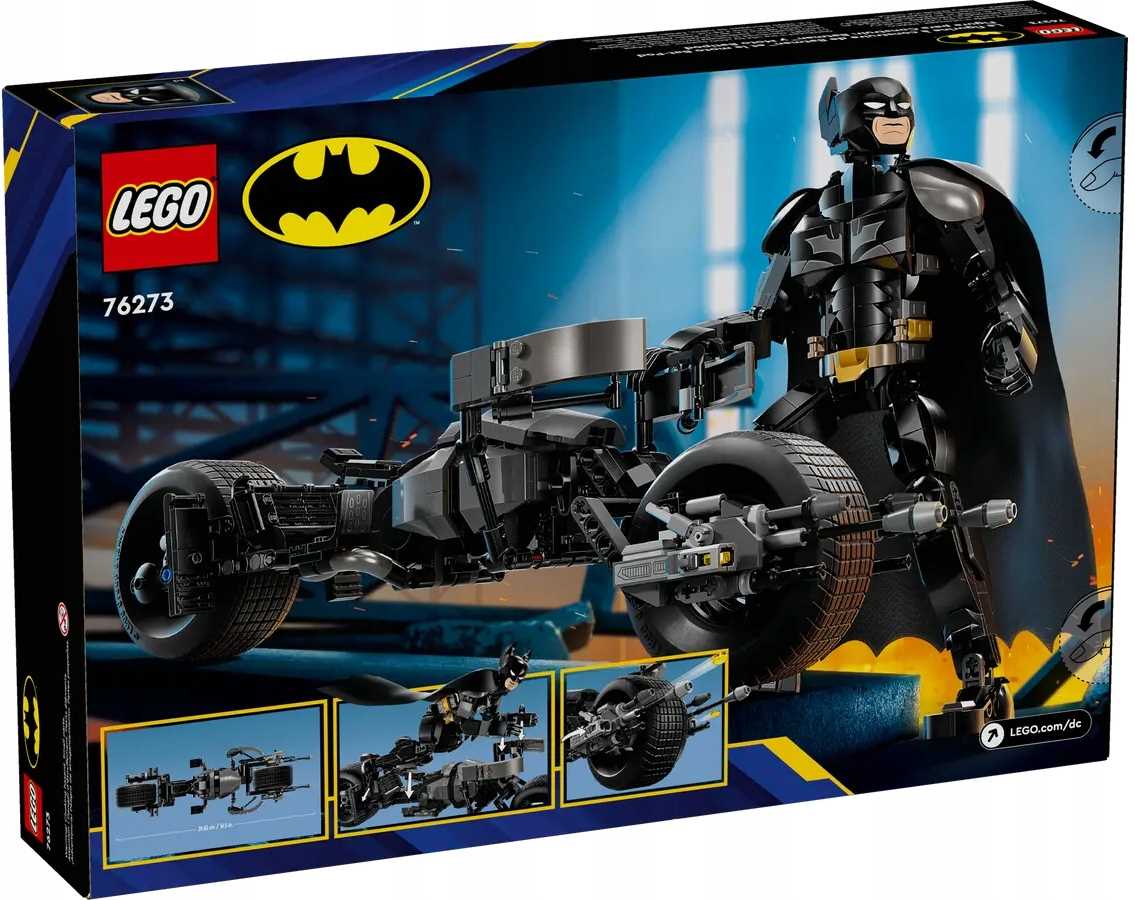 76273 - lego batman - figurka batmana™ do zbudowania i batcykl