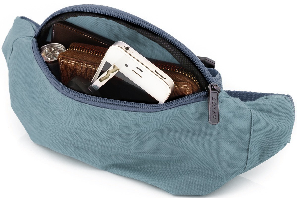 saszetka na pas wb01-600d-gray