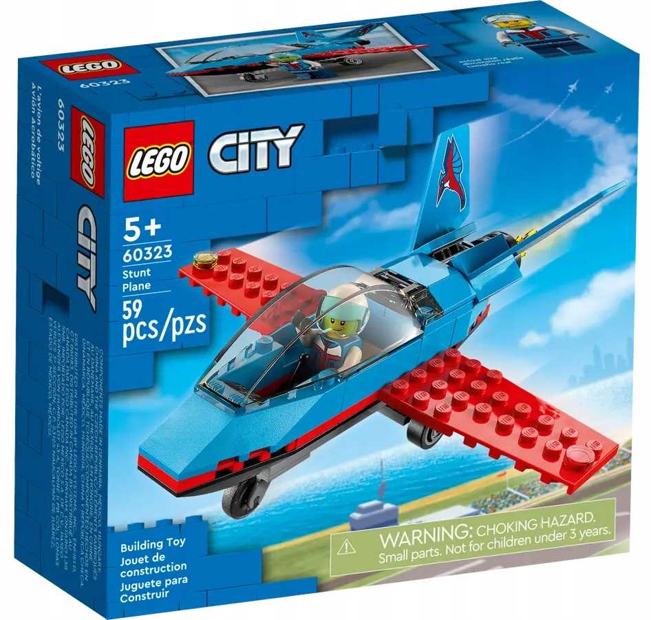 60323 - lego city - samolot kaskaderski