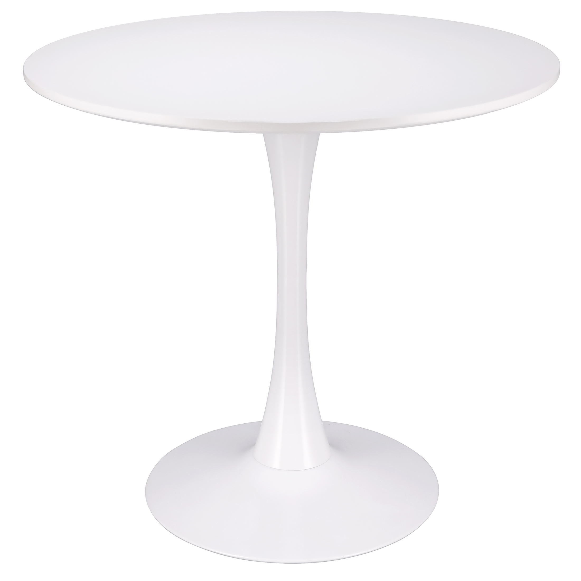 nowoczesny biały okrągły stół  do salonu jadalni kuchni