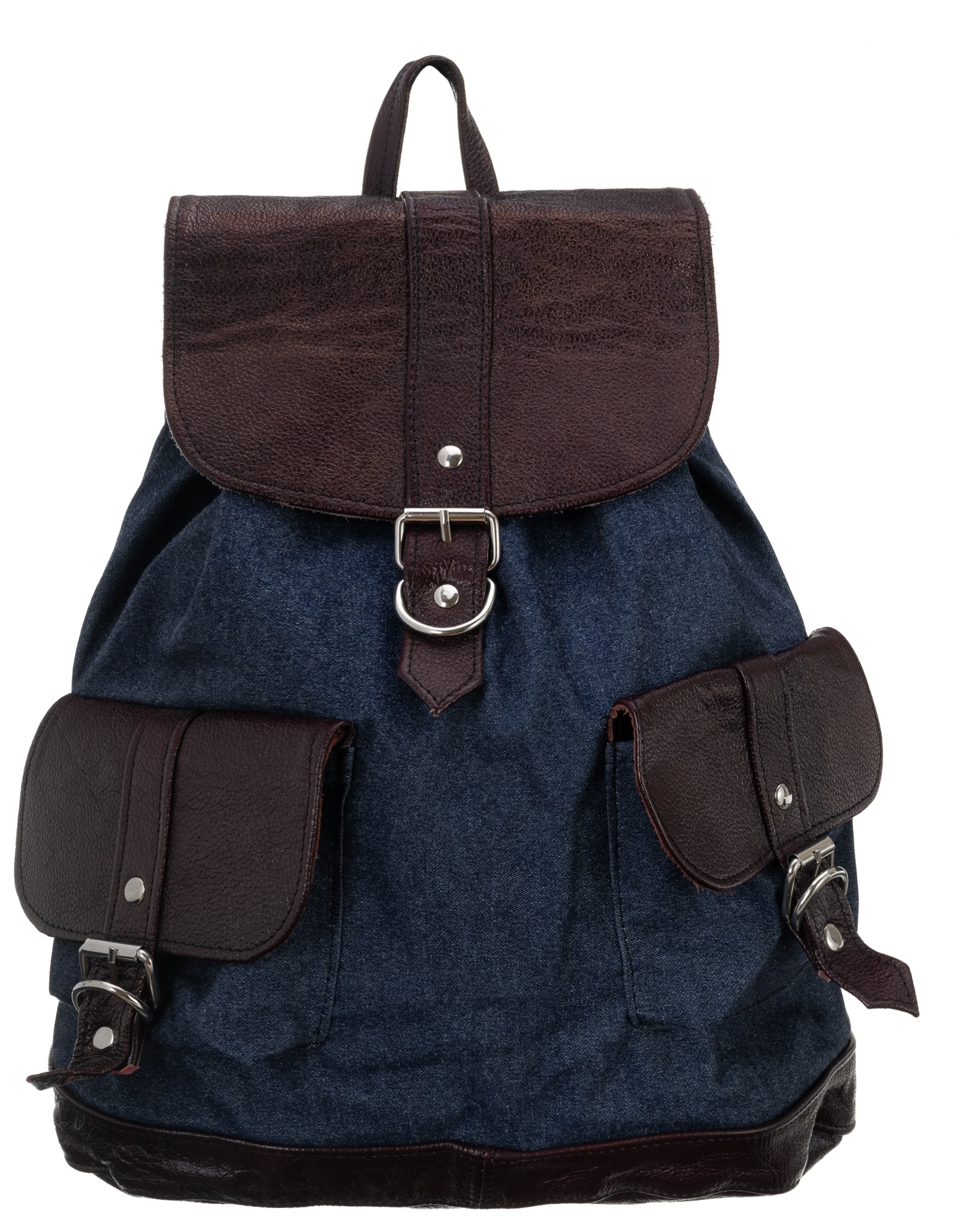 plecak duży jeans brown