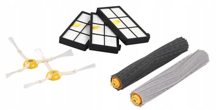 zestaw szczotek i filtrów do irobot roomba serii 800/900