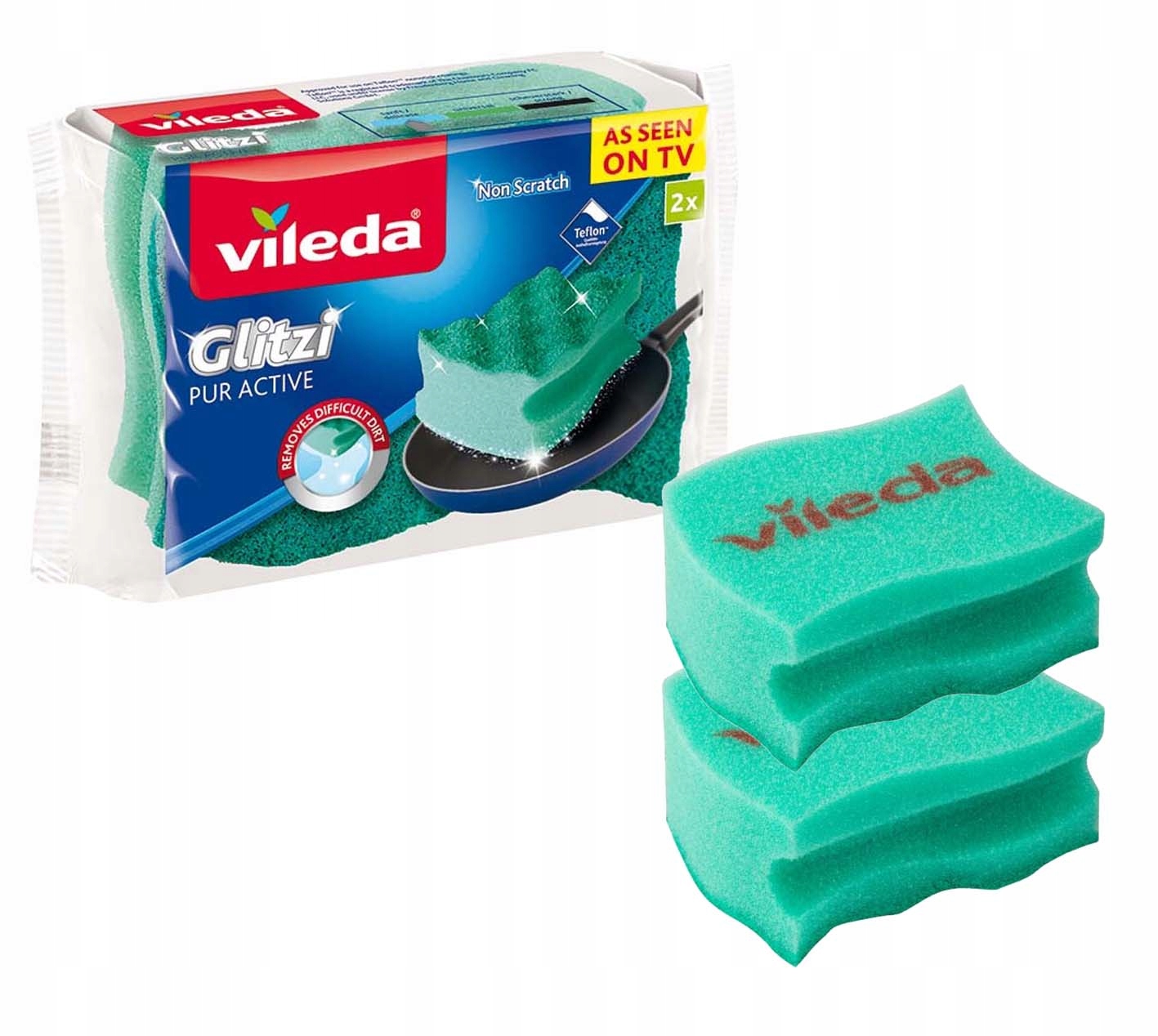 zmywak profilowany vileda pur active 2 szt.